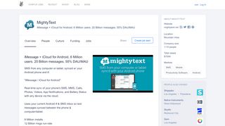 
                            7. MightyText | AngelList - Mightytext Net Portal