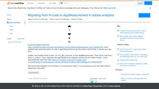 
                            8. Migrating from H-code to AppMeasurement in adobe analytics ... - Https Sc Omniture Com Portal