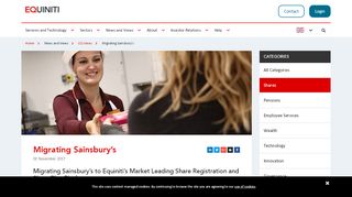
                            5. Migrating Sainsbury's - Equiniti - Sainsburys Touchpoint Login