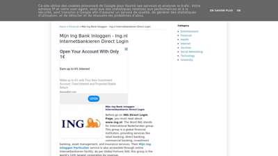 Mijn Ing Bank Inloggen - Ing.nl Internetbankieren Direct Login