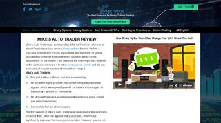Mike's Auto Trader Review | Is it a Scam? - Binary Option Robot - Mikes Auto Trader Portal