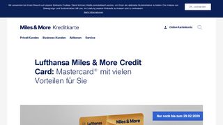 
                            3. Miles & More Kreditkarte: Die passende Kreditkarte für Sie - Lufthansa Online Kartenkonto Portal