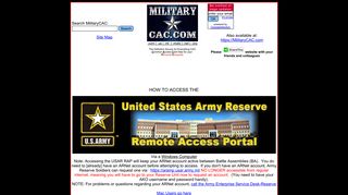 MilitaryCAC's support to the Army Reserve Remote Access ... - Topmis Ii Login Citrix