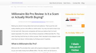 
                            5. Millionaire Biz Pro Review: Is It a Scam or Actually Worth ... - Millionaire Bizpro Member Login