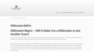 
                            4. Millionaire Bizpro | Online Money Guidance - Millionaire Bizpro Member Login