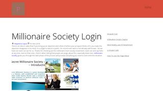 
                            8. Millionaire Society Login - Millionaire Society - Projektbabylon.dk - Millionaire Society Portal