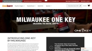 
                            3. Milwaukee One Key | Toolbarn.com - Milwaukee One Key Portal