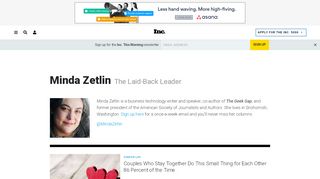 
                            8. Minda Zetlin's Articles | Inc.com - Minda Sign In
