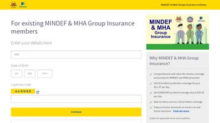 
MINDEF & MHA Group Insurance - Aviva  
