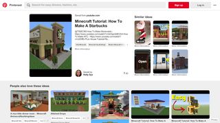 
                            3. Minecraft Tutorial: How To Make A Starbucks - YouTube ... - Starbucks Sign In Minecraft