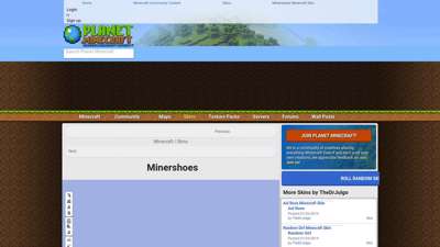 Minershoes Minecraft Skin