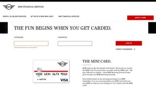 MINI Card - Mini Cooper Finance Portal