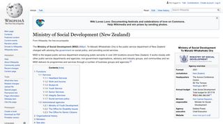 Ministry of Social Development (New Zealand) - Wikipedia - Msd Portal Winz