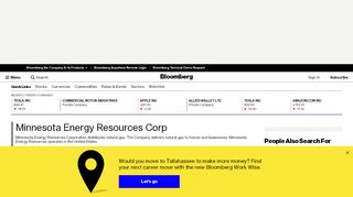 
                            9. Minnesota Energy Resources Corp - Company Profile and ... - Minnesota Energy Resources Portal