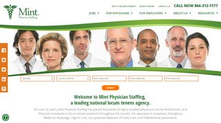 
                            2. Mint Physician Staffing: Locum Tenens Physician Job Placement - Mint Staffing Portal