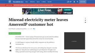 
Misread electricity meter leaves AmerenIP customer hot | State ...

