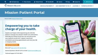 
                            3. Mission Patient Portal | Mission Health - Riverview Hospital Patient Portal