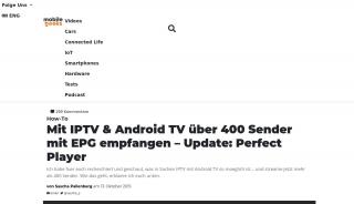 
                            5. Mit IPTV & Android TV über 400 Sender mit EPG empfangen - Iptv Portal Deutsch