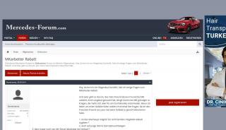 
                            4. Mitarbeiter Rabatt - Mercedes-Forum.com - Daimler Mitarbeiter Angebote Portal