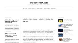 
                            3. MiuMeet Free Login - MiuMeet Dating Site Sign up ... - Miumeet Portal With Facebook