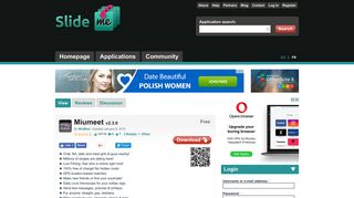 
                            5. Miumeet | SlideME - Miumeet Portal With Facebook