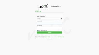 MiX Telematics - Login - Mix Telematics Portal South Africa