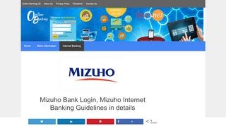 
                            5. Mizuho Bank Login | Mizuho Internet Banking Guidelines in ... - Mizuho Online Banking Login