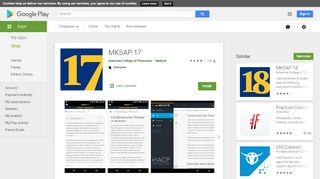 
MKSAP 17 - Apps on Google Play
