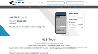 
MLS-Touch - California Regional Multiple Listing Service
