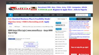 
                            1. MMM Kenya Office Login - Kenya MMM Sign In Page - Mmm Kenya Portal Page