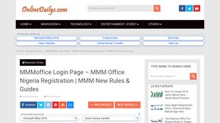
                            5. MMMoffice Login Page – MMM Office Nigeria Registration | MMM New ... - Mmm Office Login