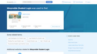 
                            13. Mmyvvdde Student Login at top.accessify.com - Mmyvvdde Portal