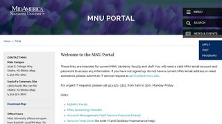 MNU Portal  my.mnu.edu  MidAmerica Nazarene University
