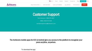 
                            7. Mobile App Support | Employee Rewards and ... - Achievers