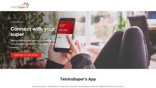 
                            8. Mobile apps - Connect with your super | TelstraSuper - Telstra Super Online Portal