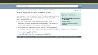 
                            6. Mobile apps for Pearson eText or eText 2.0 - help.pearsoncmg ... - Pearson Etext 2.0 Portal