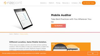 
                            2. Mobile Auditor - RizePoint.com - Rizepoint Portal