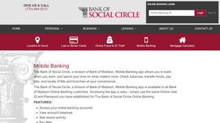 
                            3. Mobile Banking - Bank of Social Circle - Bank Of Madison Ga Portal