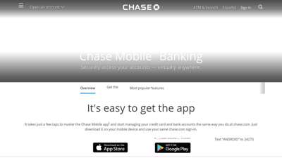 Mobile Banking  Digital  Chase.com