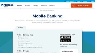 
                            1. Mobile Banking | Melrose Bank - Melrose Cooperative Bank Portal