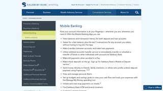
                            6. Mobile Banking | Salisbury Bank and Trust Company - Salisbury Bank E Banking Portal