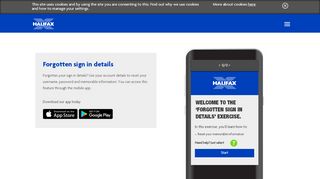
                            6. Mobile Demo | Forgotten sign in details - Halifax Mobile ... - Halifax Portal Reset