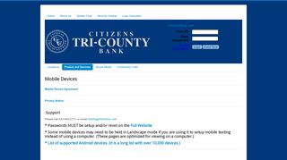 
                            3. Mobile Devices - Citizens Tri-County Bank - Citizens Tri County Bank Mobile Portal