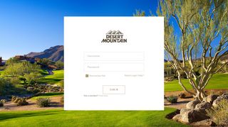 
                            1. Mobile Login - Desert Mountain Club - Desert Mountain Golf Club Member Portal