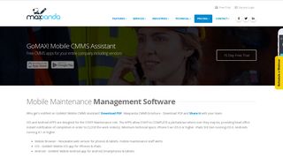 
                            9. Mobile Maintenance Management Software - Maxpanda CMMS - Maxpanda Portal