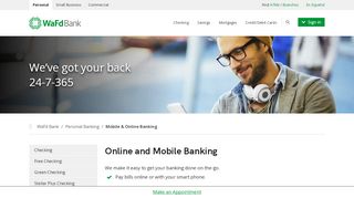 
                            6. Mobile & Online Banking - Washington Federal - Wamu Credit Card Portal