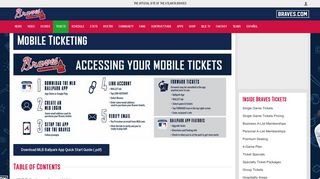
Mobile Ticketing | MLB Ballpark app | Atlanta Braves - MLB.com
