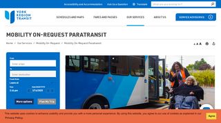 
                            4. Mobility On-Request Paratransit - YRT - Yrt Mobility Plus Portal