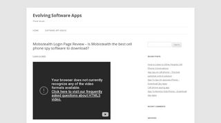 Mobistealth Login Page Review - Is Mobistealth the best cell ... - Mobistealth Portal