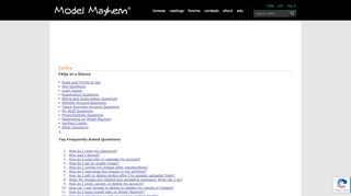 
                            2. Model Mayhem FAQ - Model Mayhem Sign Up
